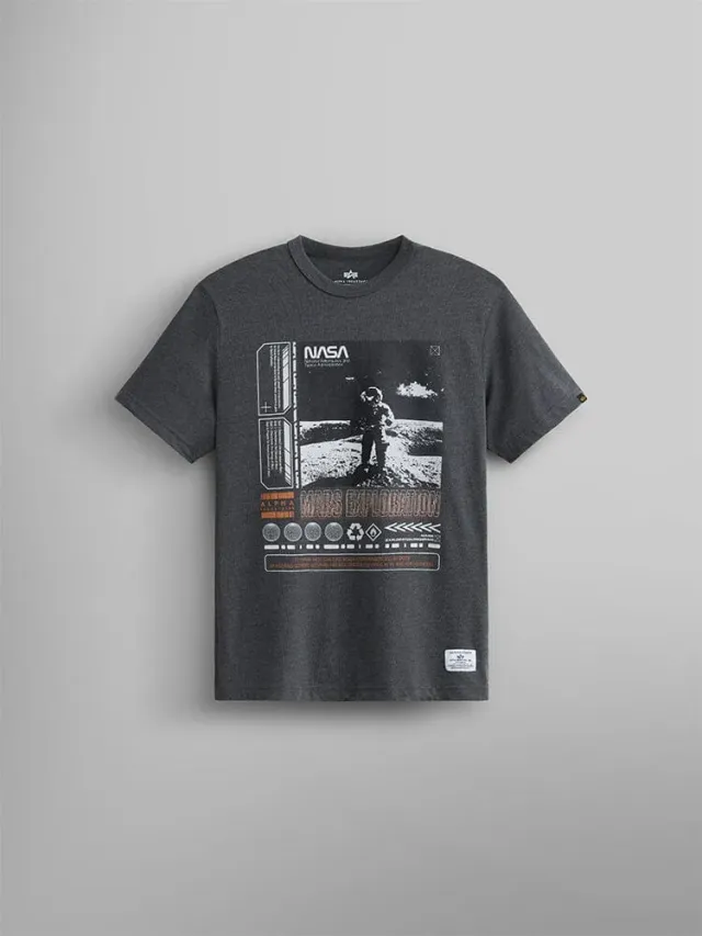 Alpha Industries NASA Exploration t-shirt gris coton