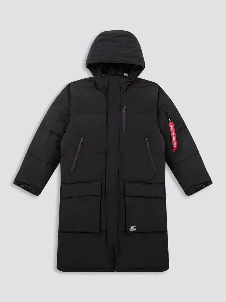 Alpha Industries Carson parka longue noire grand froid