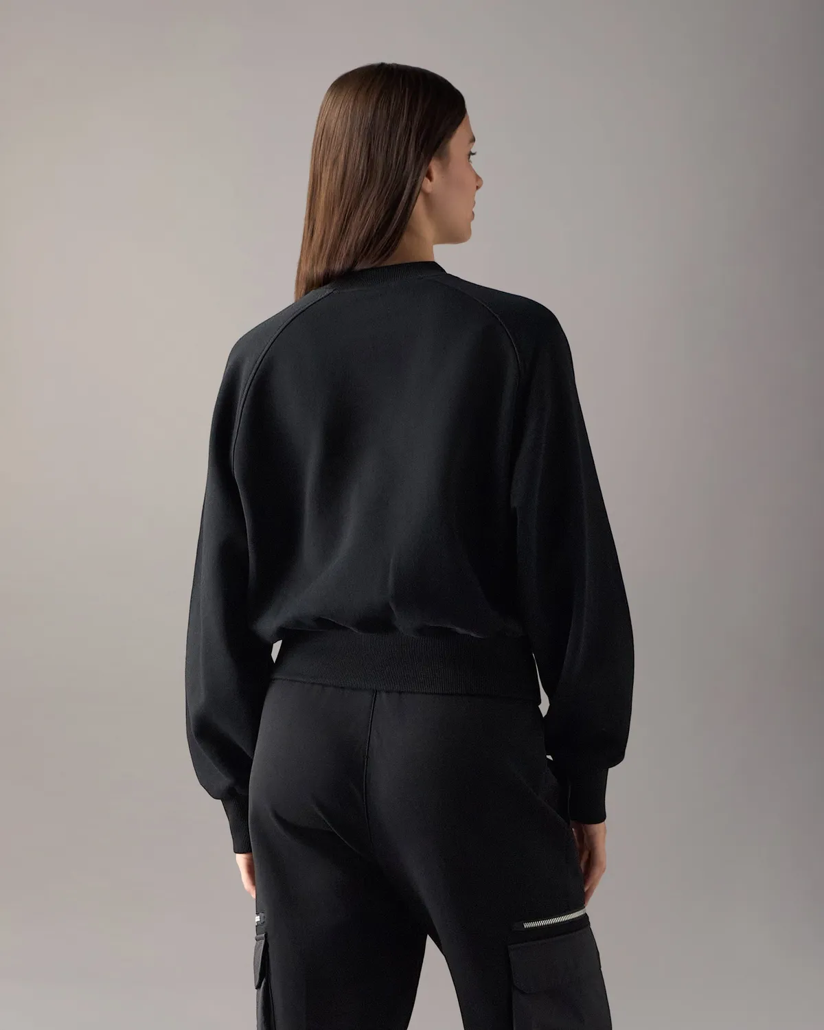 Moose Knuckles YYZ sweat col rond noir