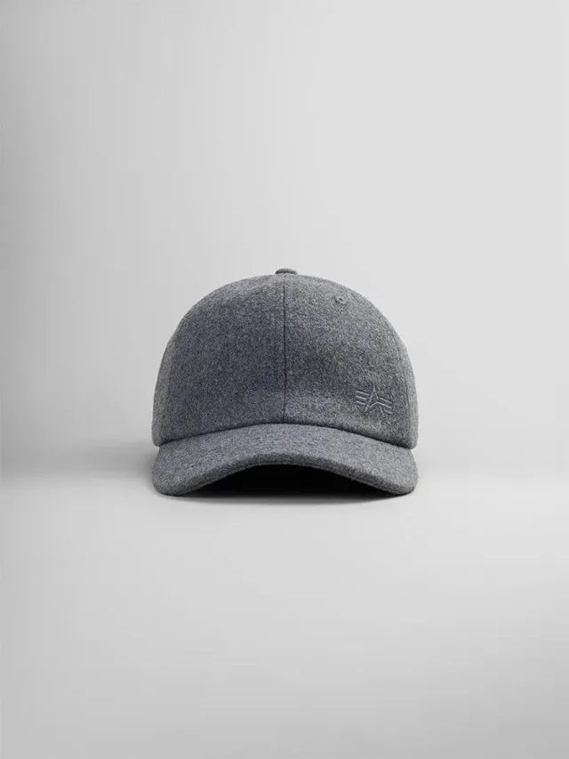 Alpha Industries Wool Cap casquette gris laine chaude