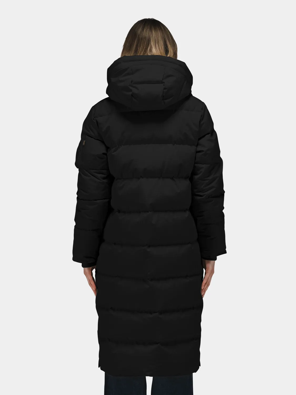 Alpha Industries Sierra Long parka puffer femme noir grand froid