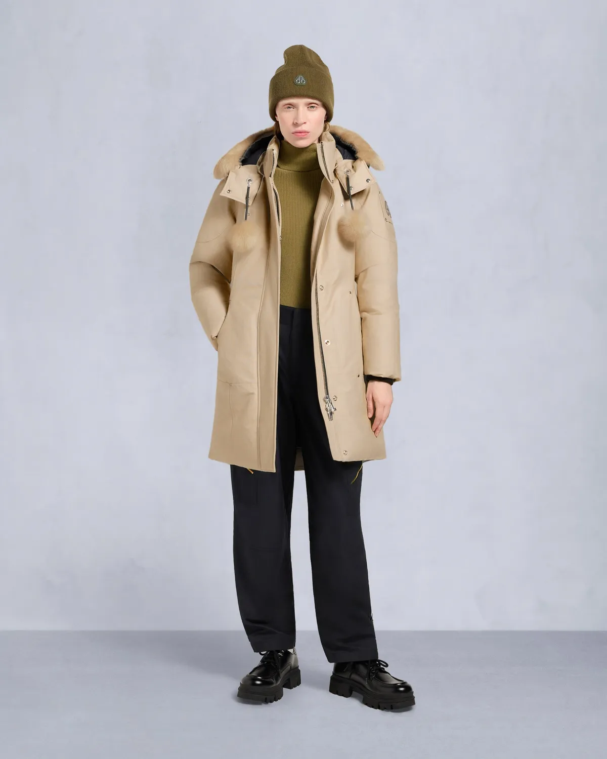 Moose Knuckles Stirling parka duvet ashen-bronze