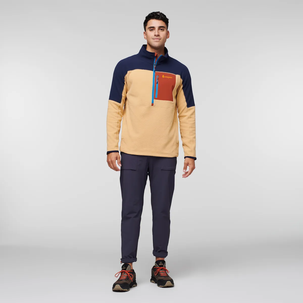 Cotopaxi Abrazo Half-Zip polaire homme Maritime/Birch