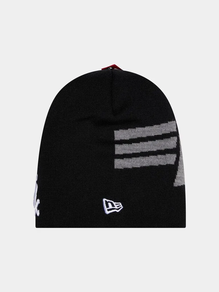 Alpha Industries Chicago White Sox bonnet noir laine mérinos