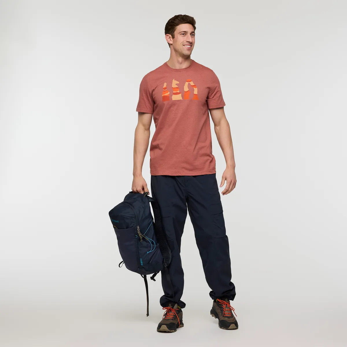 Cotopaxi Llama Hoodoo t-shirt homme Nutmeg coton bio