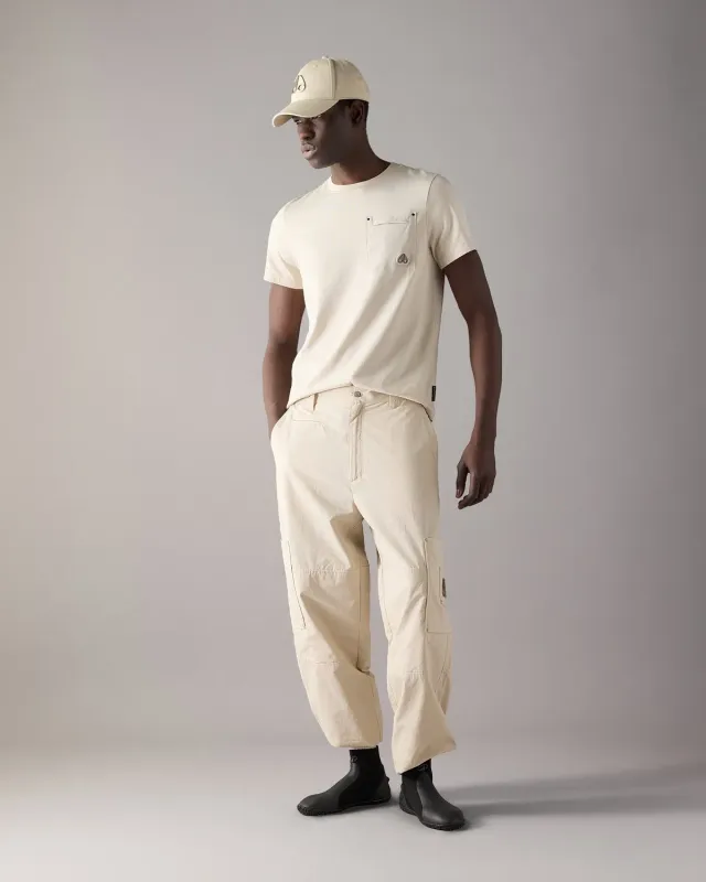 Moose Knuckles Dalon T-shirt Alabaster coton homme