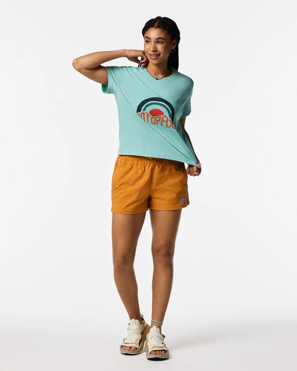 Cotopaxi Sunset Embers T-shirt femme Grapefruit coton