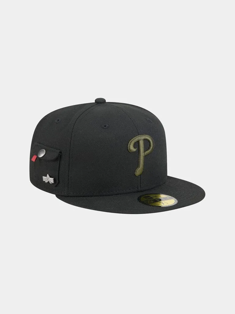 Alpha Industries 59FIFTY casquette fitted noir polyester
