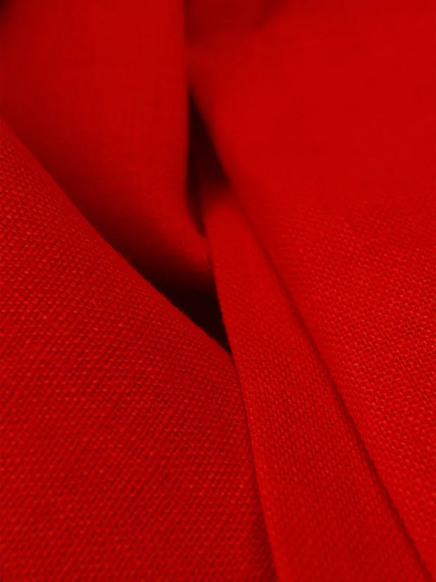Hollington pantalon Siza lin léger toile rouge