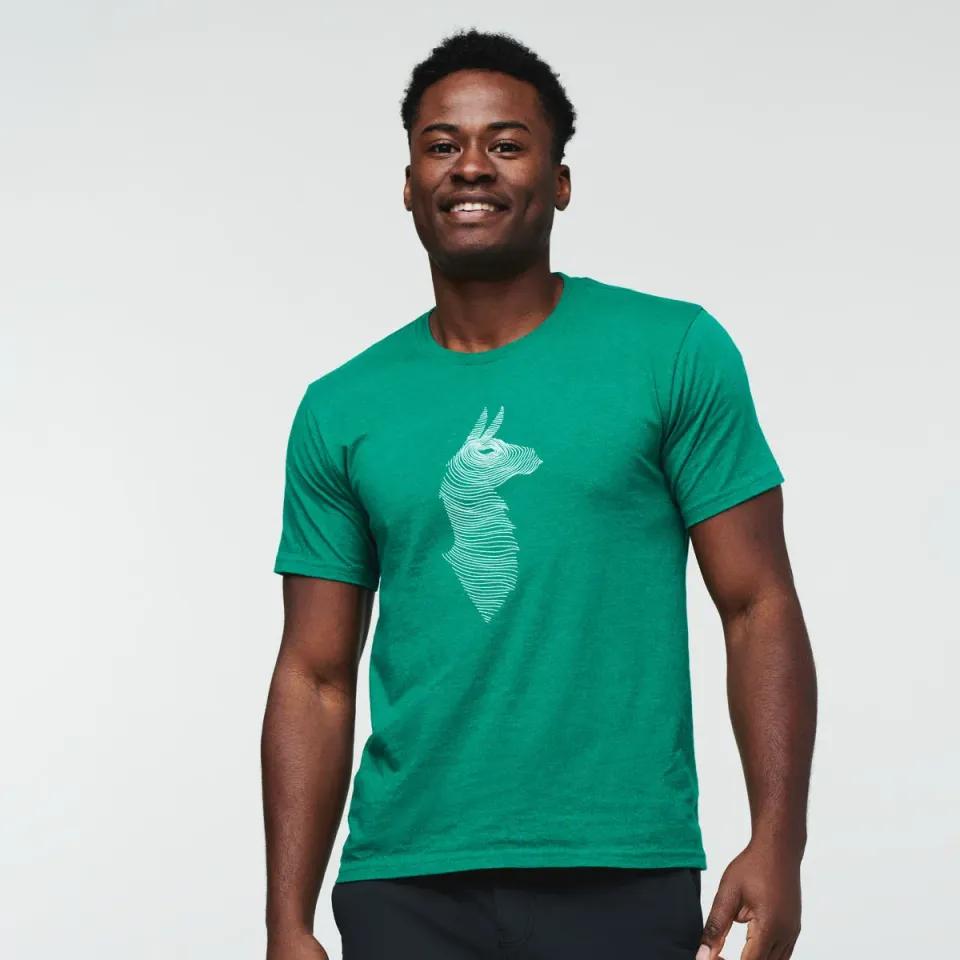 Cotopaxi Topo Llama T-Shirt t-shirt homme Canyon coton recyclé