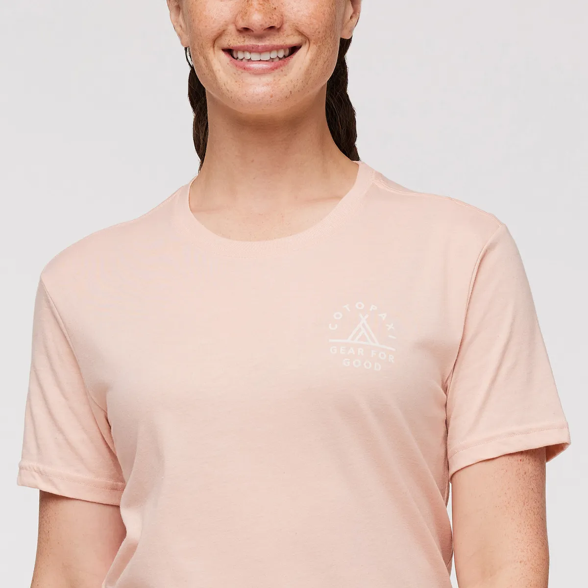 Cotopaxi Llama Map t-shirt femme Rosewood lama
