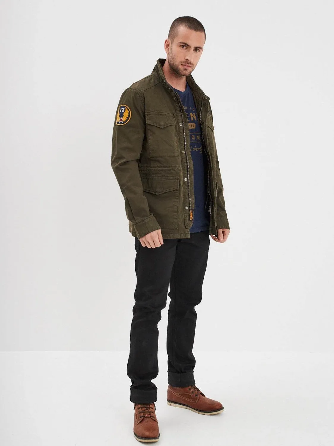 Daytona Xerxes veste militaire saharienne kaki