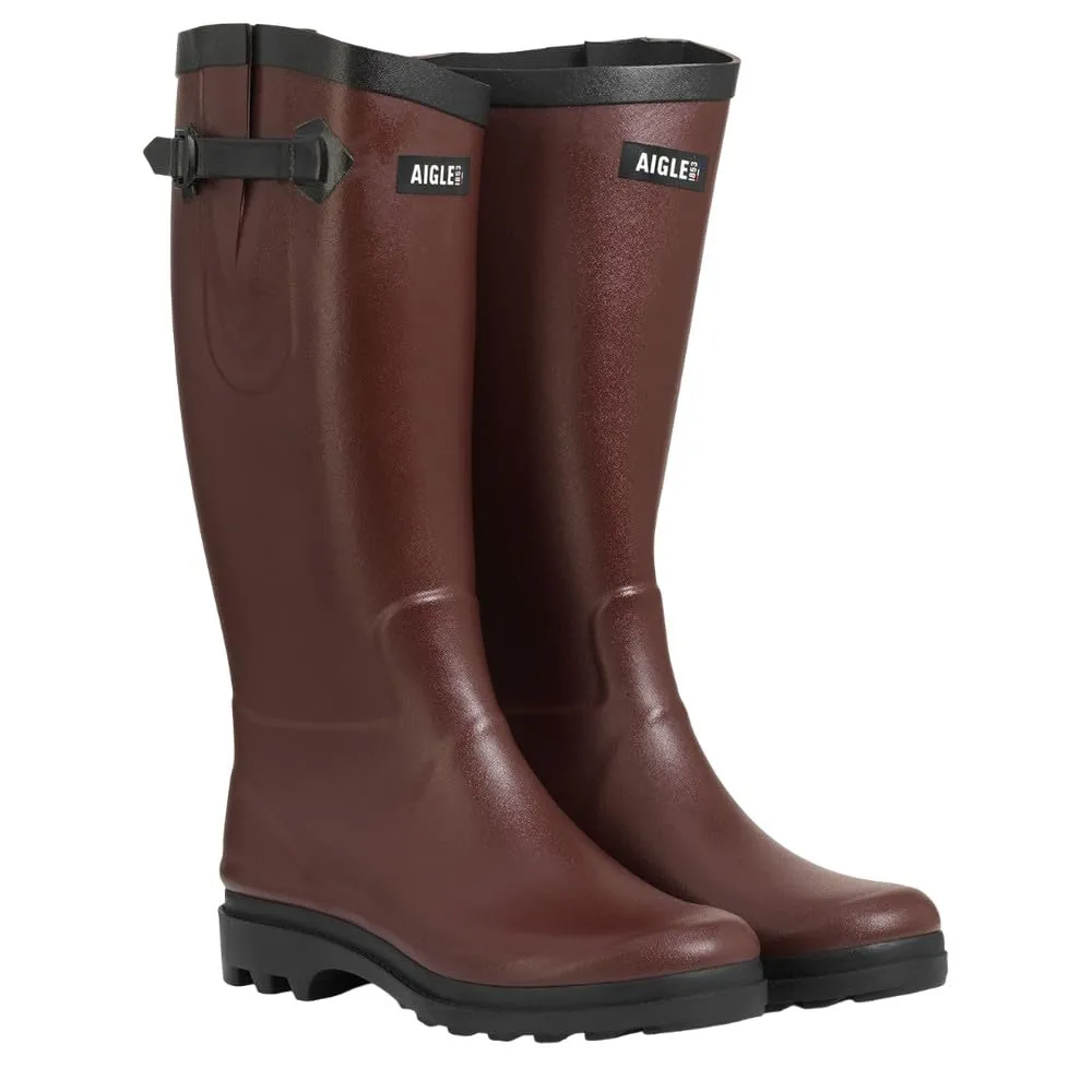 Aigle Aiglentine bottes de pluie femme 39 EU noir souple