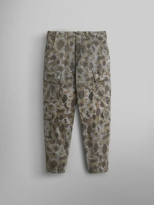 Alpha Industries ACU pantalon battlewash homme marron camo