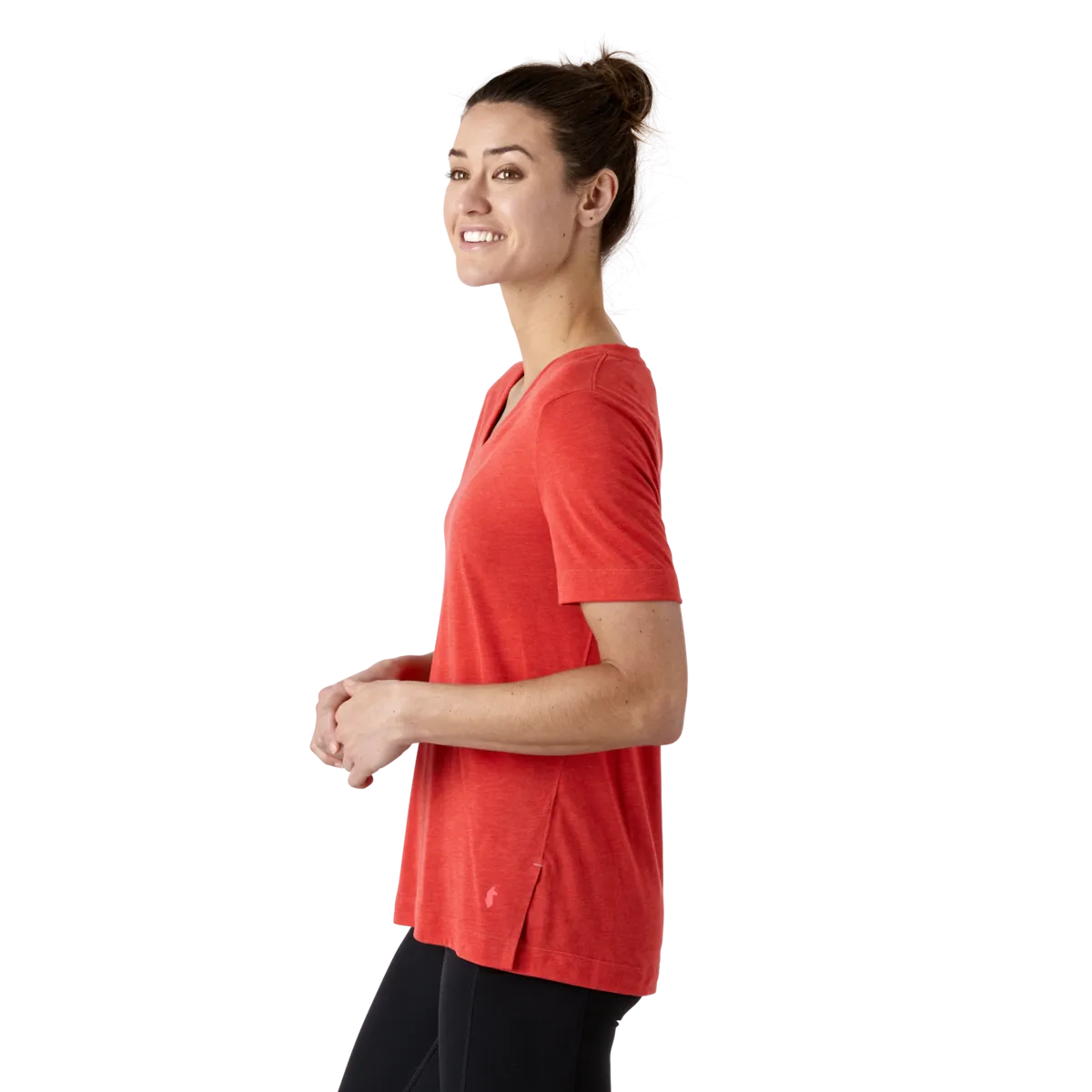 Cotopaxi Paseo t-shirt femme Black Iris col V voyage