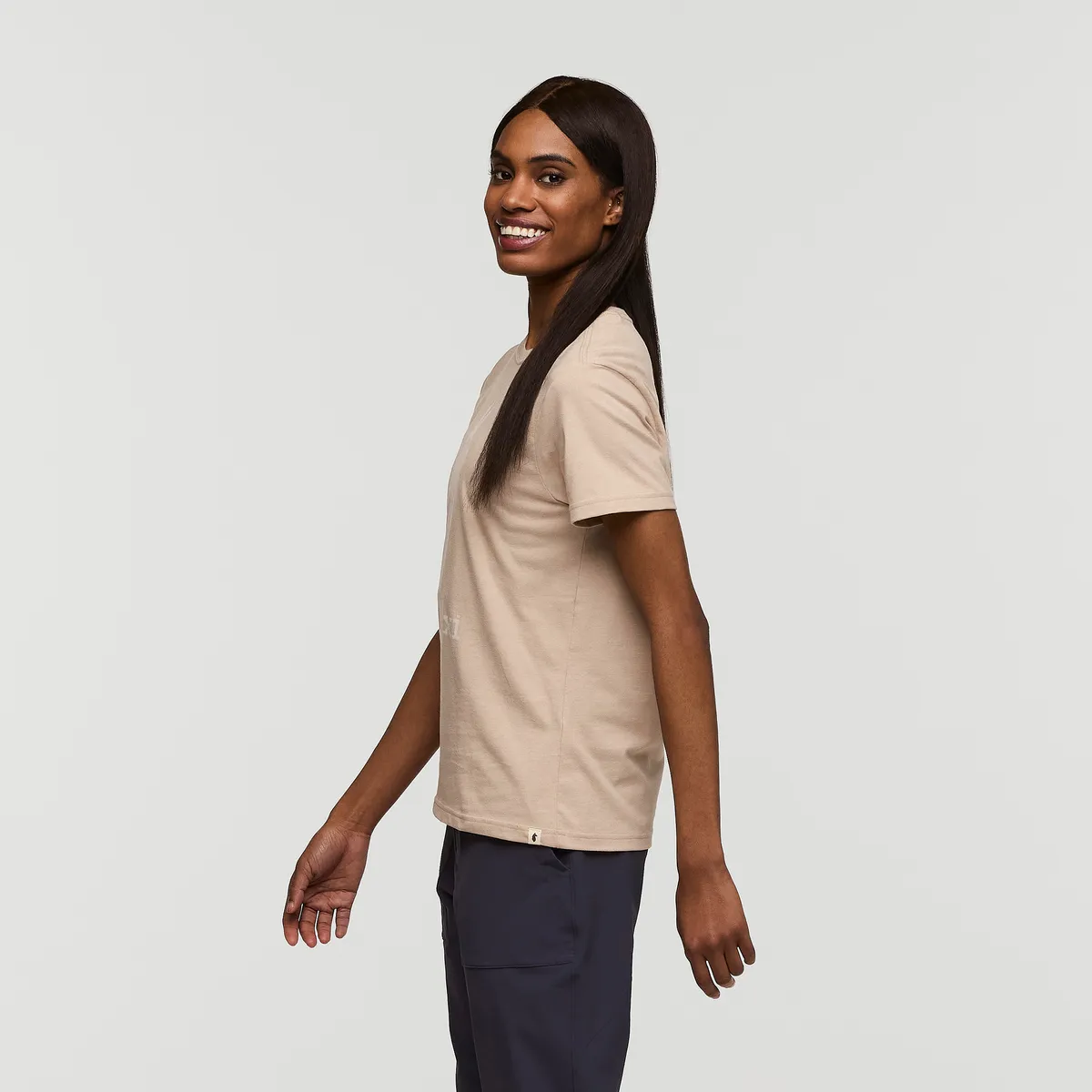 Cotopaxi Llama T-shirt Femme Heather Grey Coton Bio