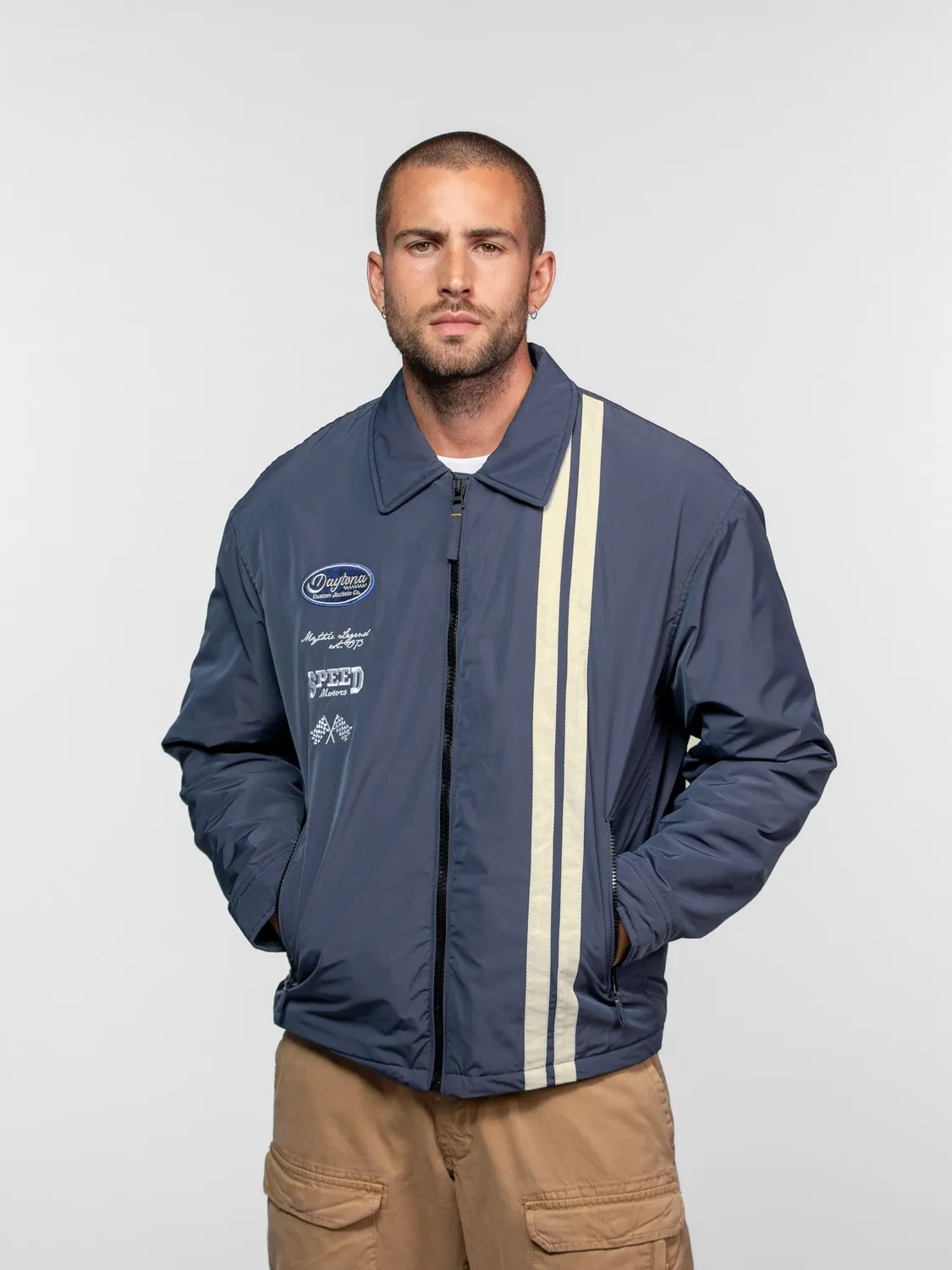 Daytona Hickory veste racing homme noir nylon