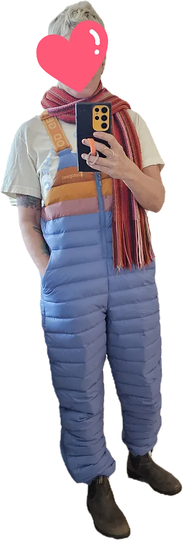 Cotopaxi Fuego Down Overall salopette femme Fjord Stripes duvet