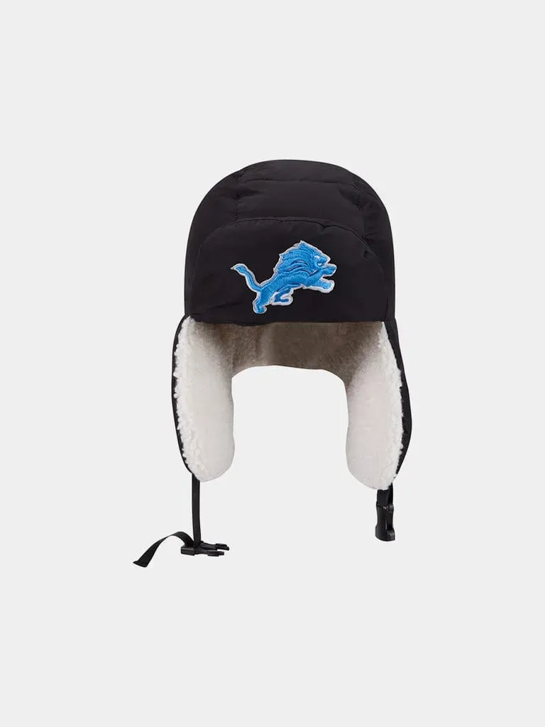 Alpha Industries Detroit Lions trapper noir matelassé