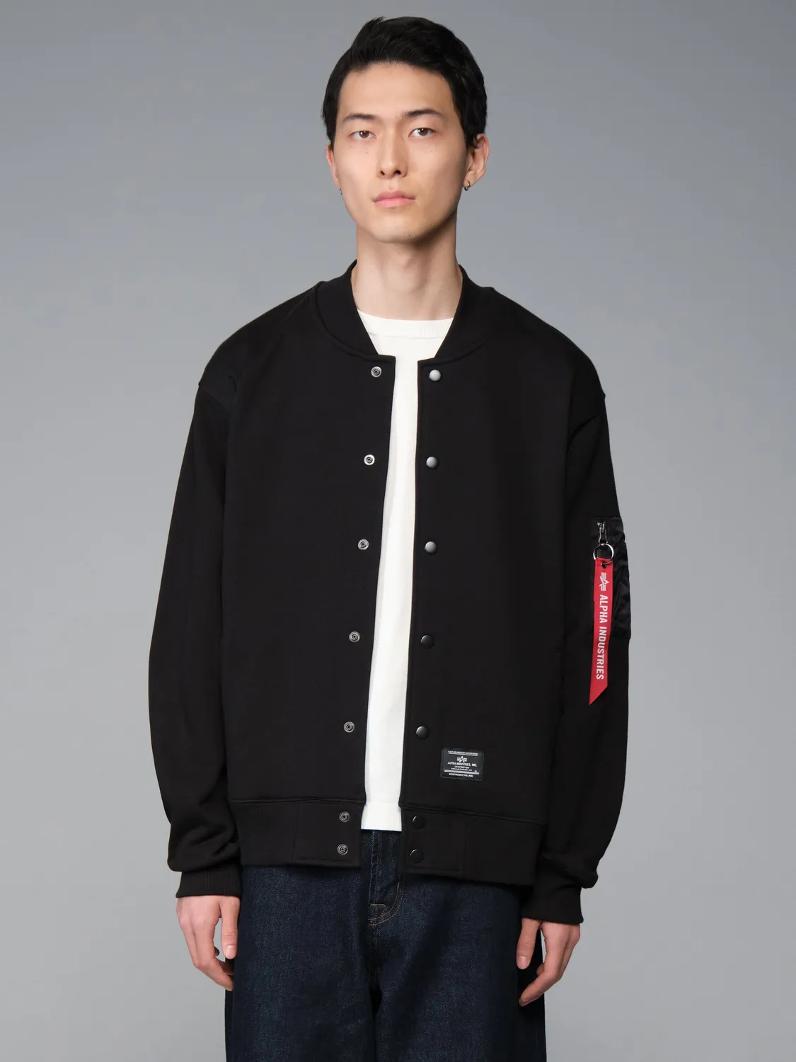 Alpha Industries MA-1 Sweatshirt sweat coton noir