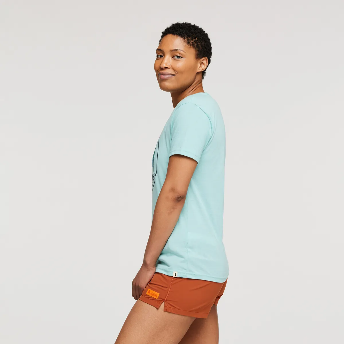 Cotopaxi Sunny Side t-shirt femme coton bio gris chiné
