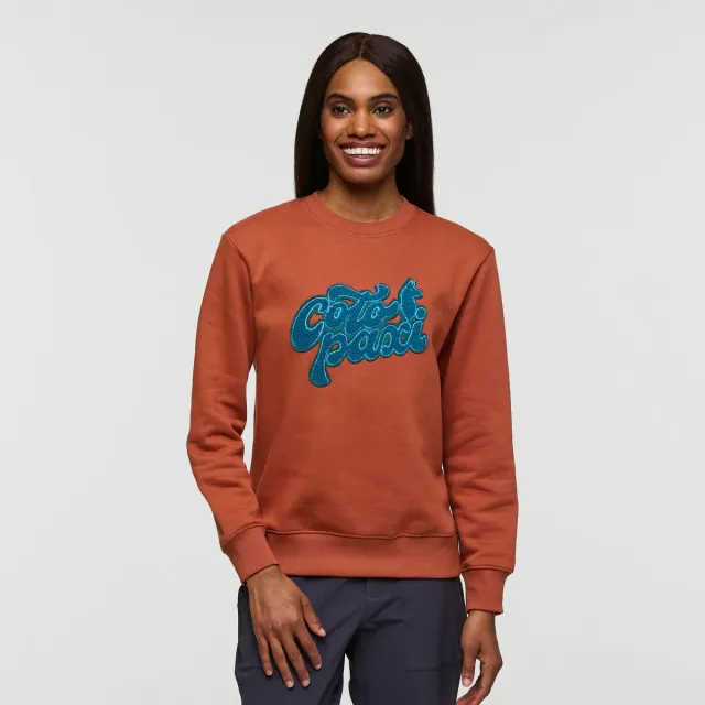 Cotopaxi Coto-Patch Crew sweat femme Faded Brick molleton