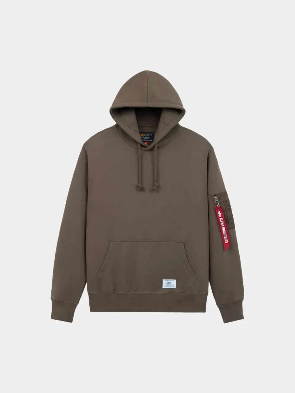 Alpha Industries Utility Pocket hoodie marron coton