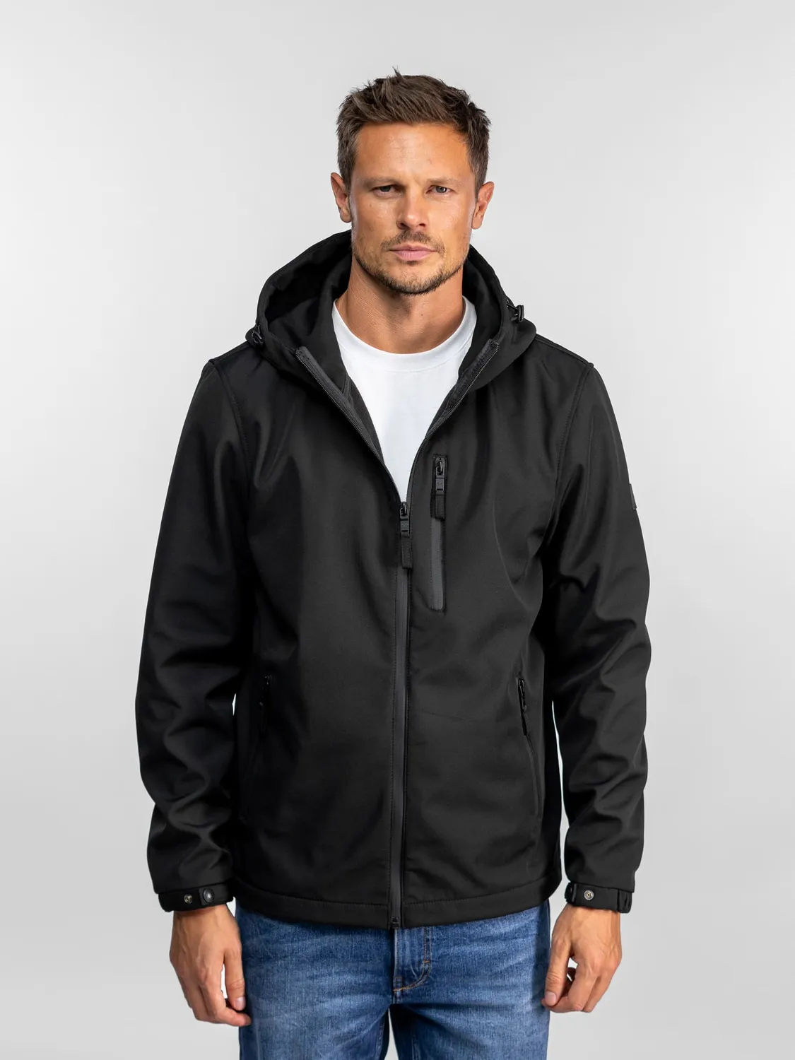 Daytona Rominson veste softshell homme noir déperlante