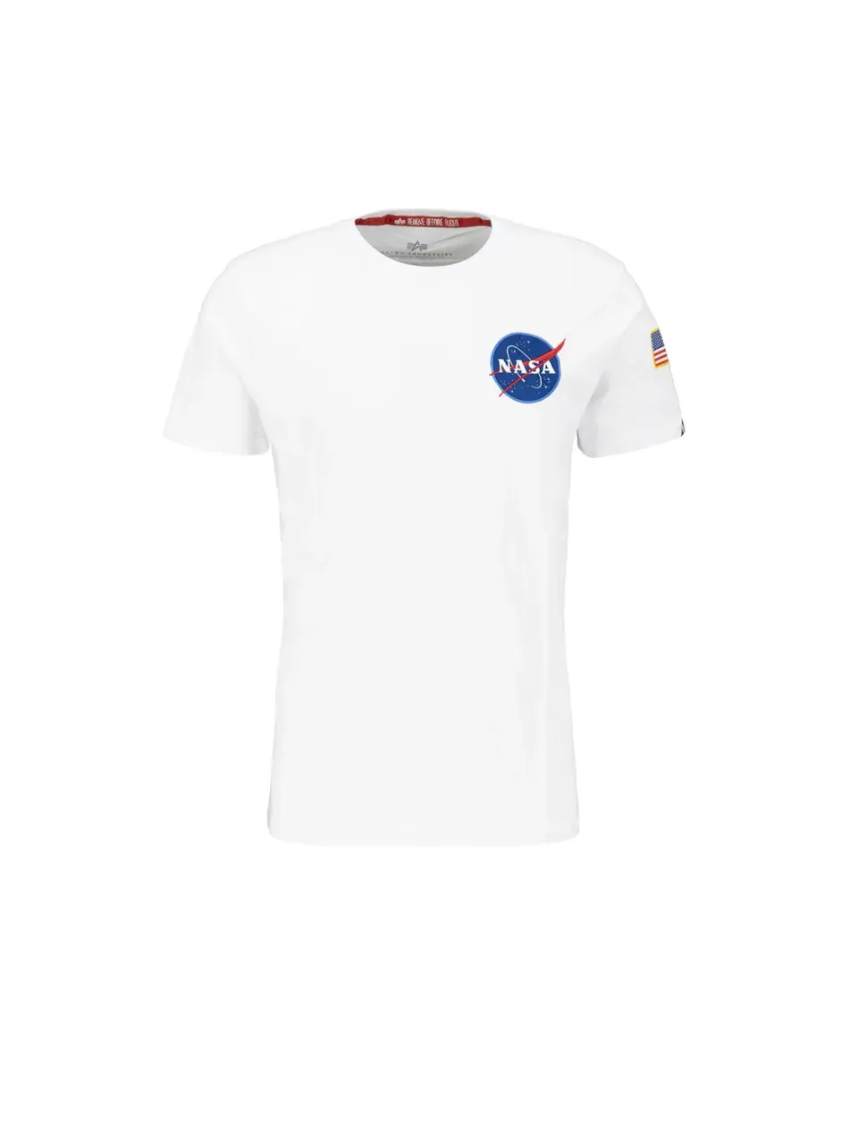 Alpha Industries NASA t-shirt navette coton blanc