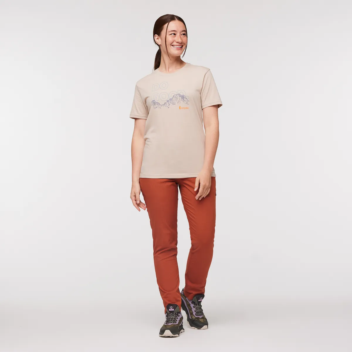 Cotopaxi Rising Do Good t-shirt femme Deep Ocean