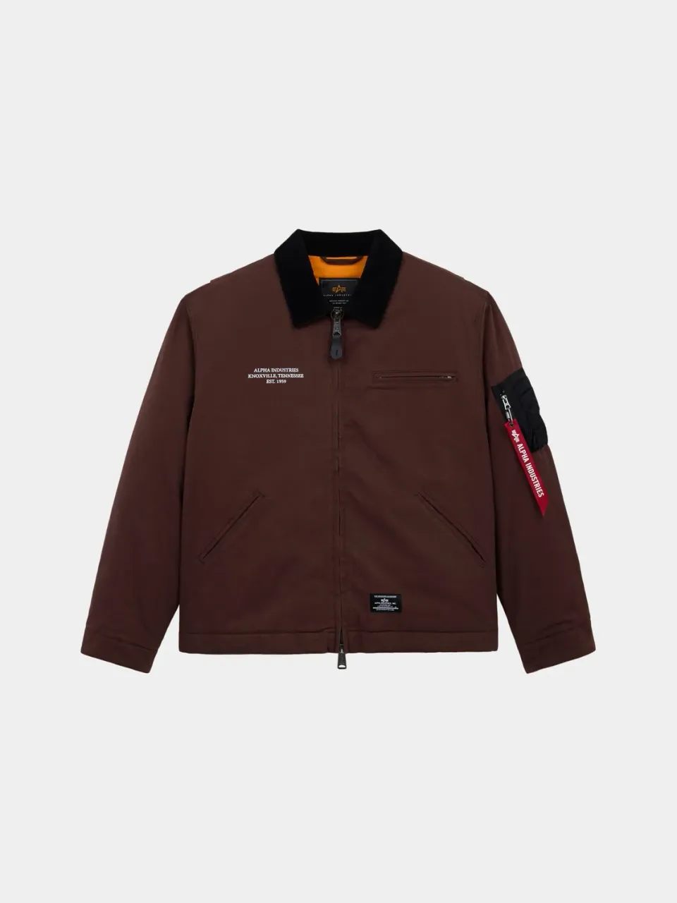 Alpha Industries Butler Work veste cocoa toile coton