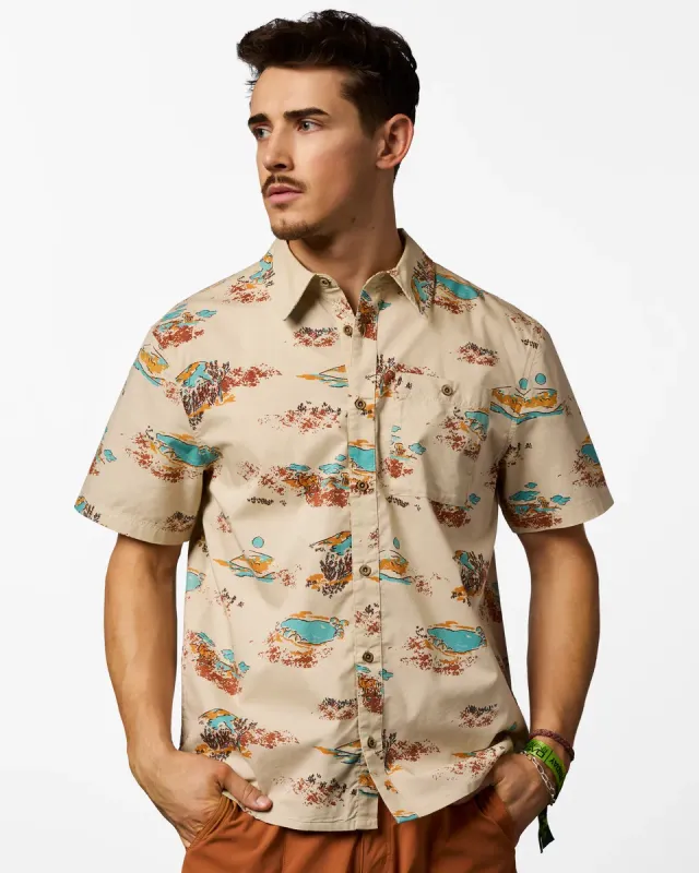 Cotopaxi Estival chemise homme imprimée coton léger