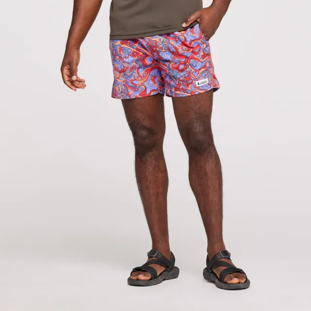 Cotopaxi Brinco short homme Gulf/Kelp imprimé rétro