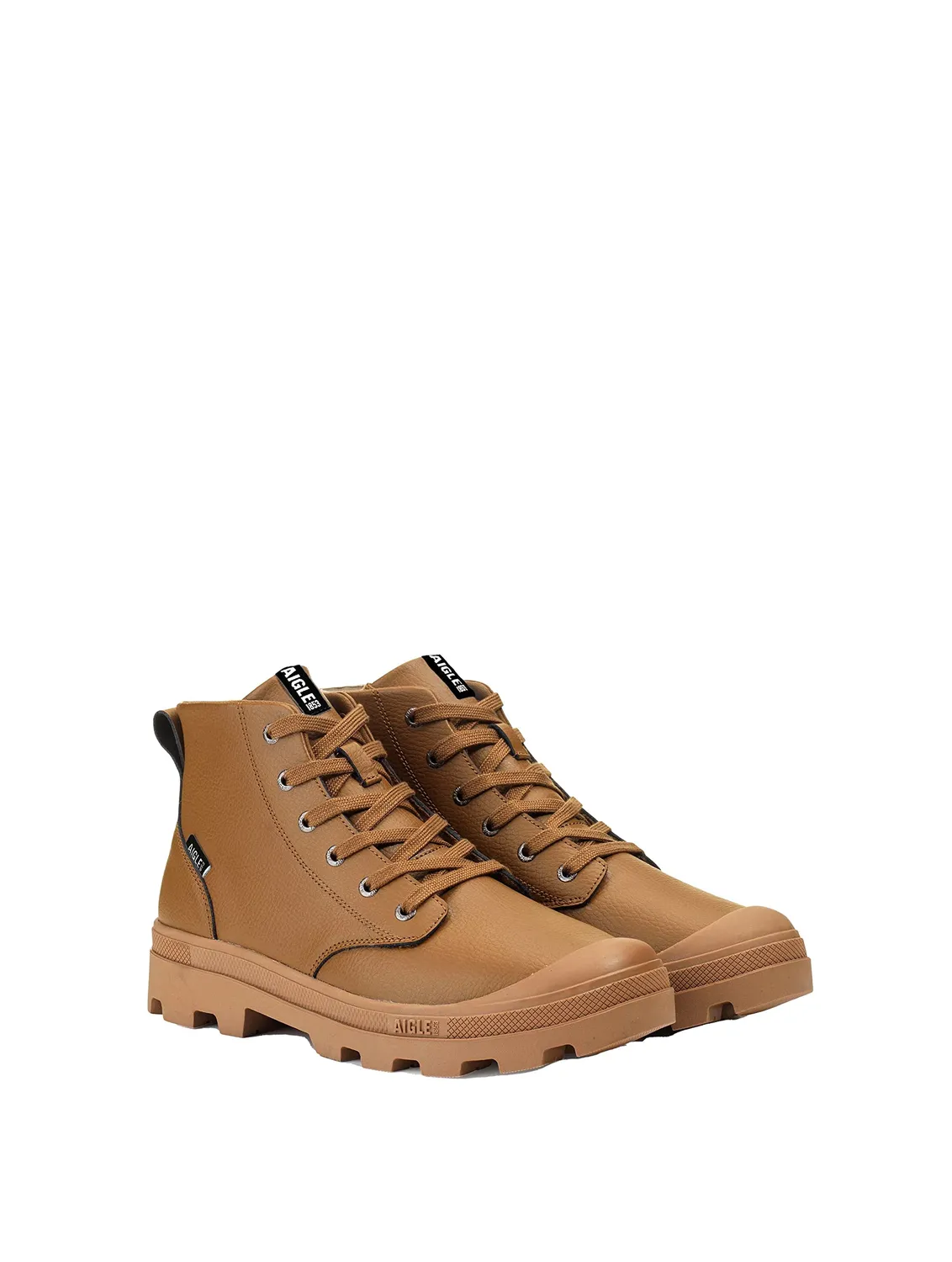 Aigle Tenere City basket homme 40 EU noir cuir grainé