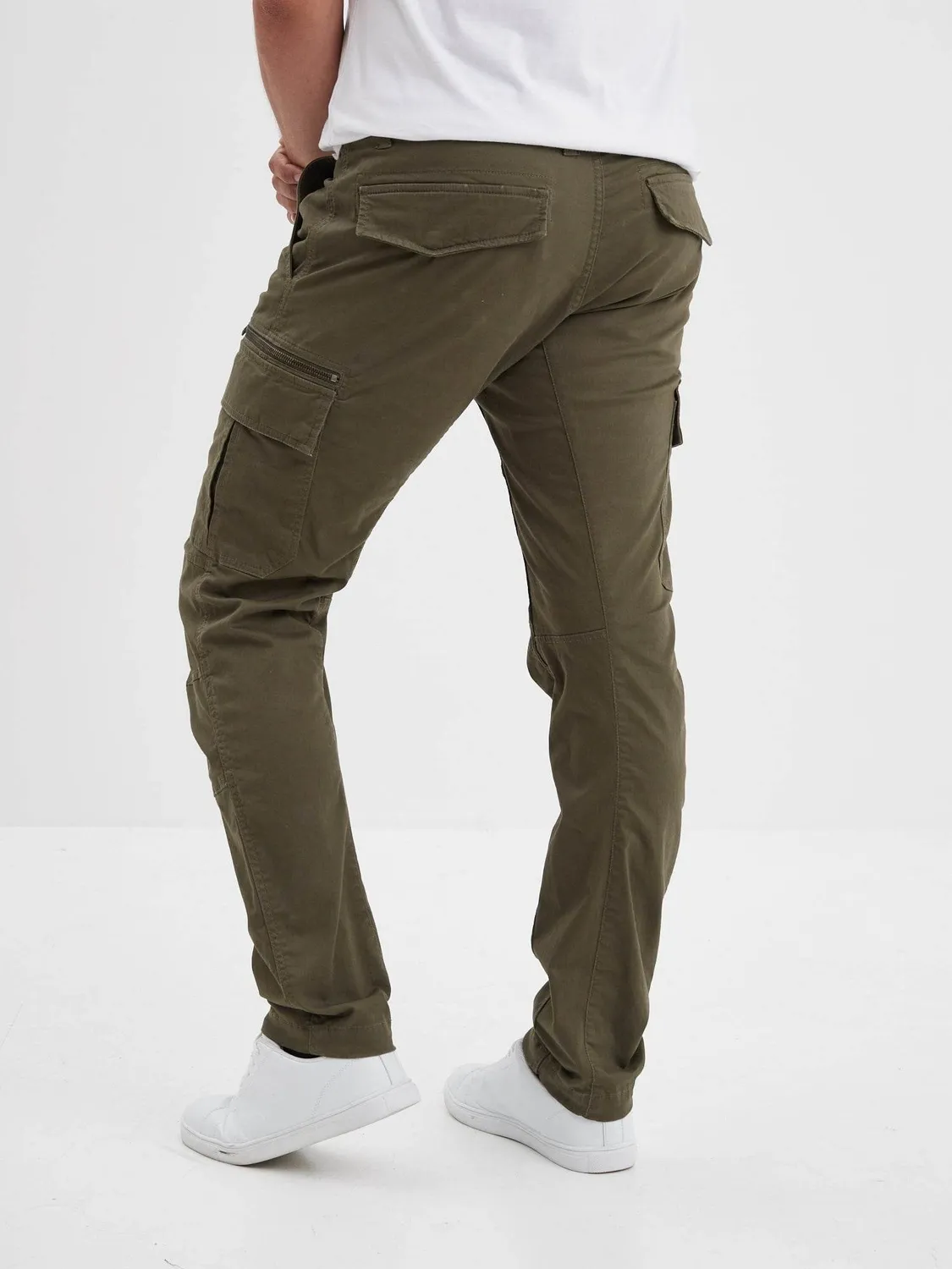 Daytona Roanoke pantalon cargo homme noir poches