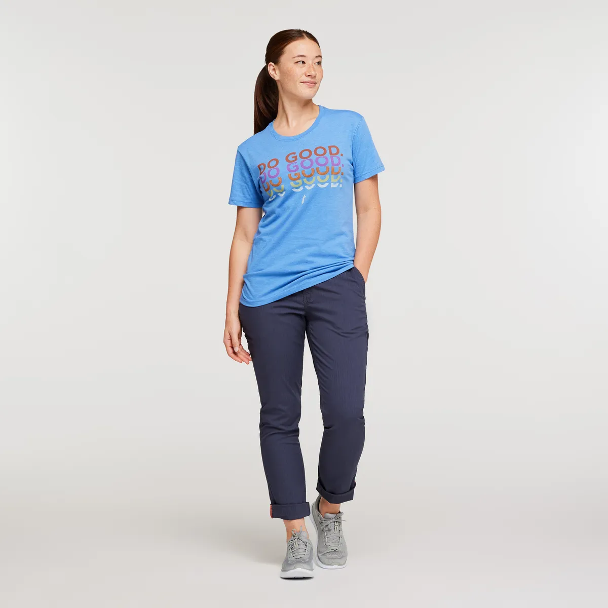 Cotopaxi Do Good Repeat t-shirt femme Lupine coton doux