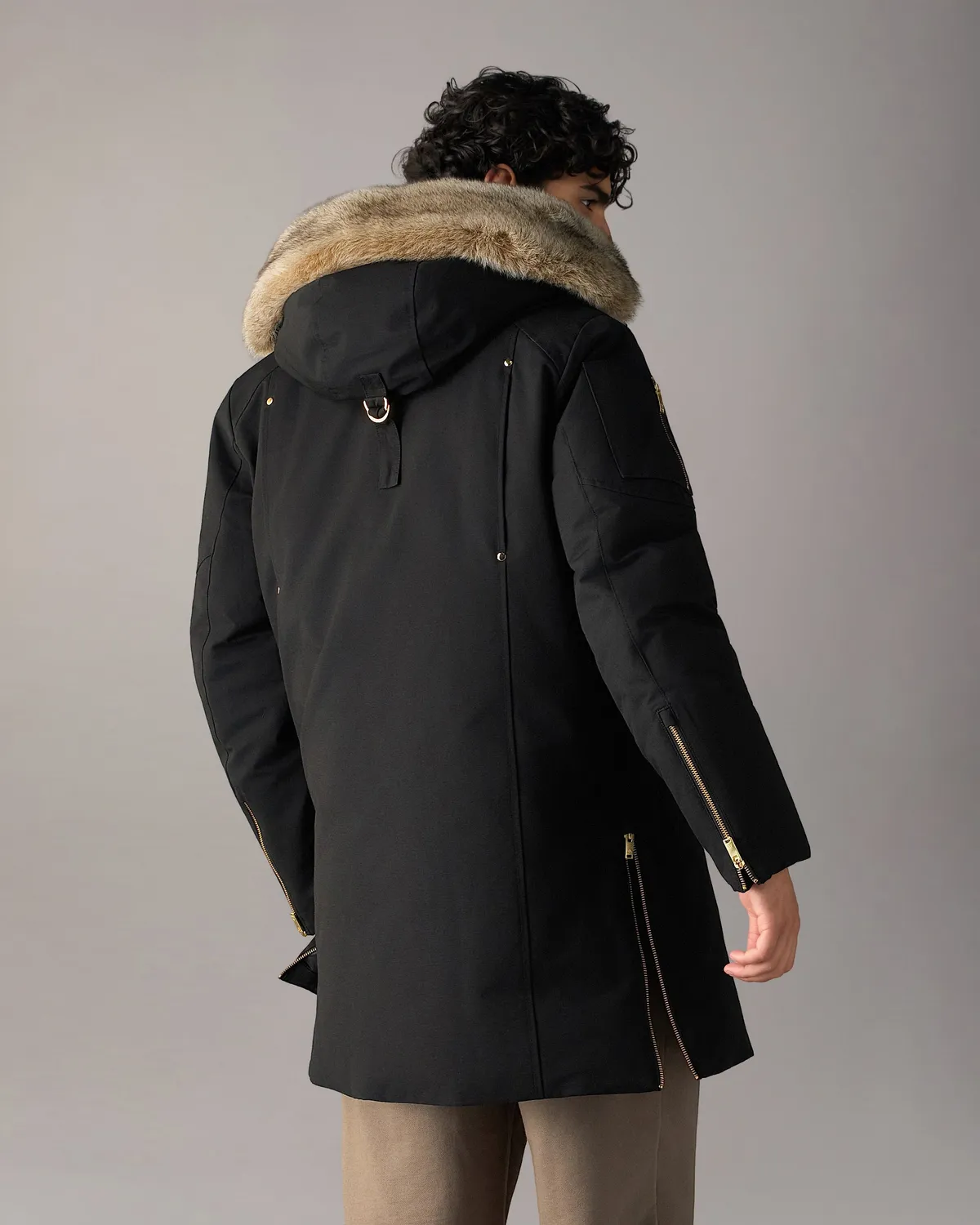 Moose Knuckles Stirling 2.0 parka duvet Black-Bronze