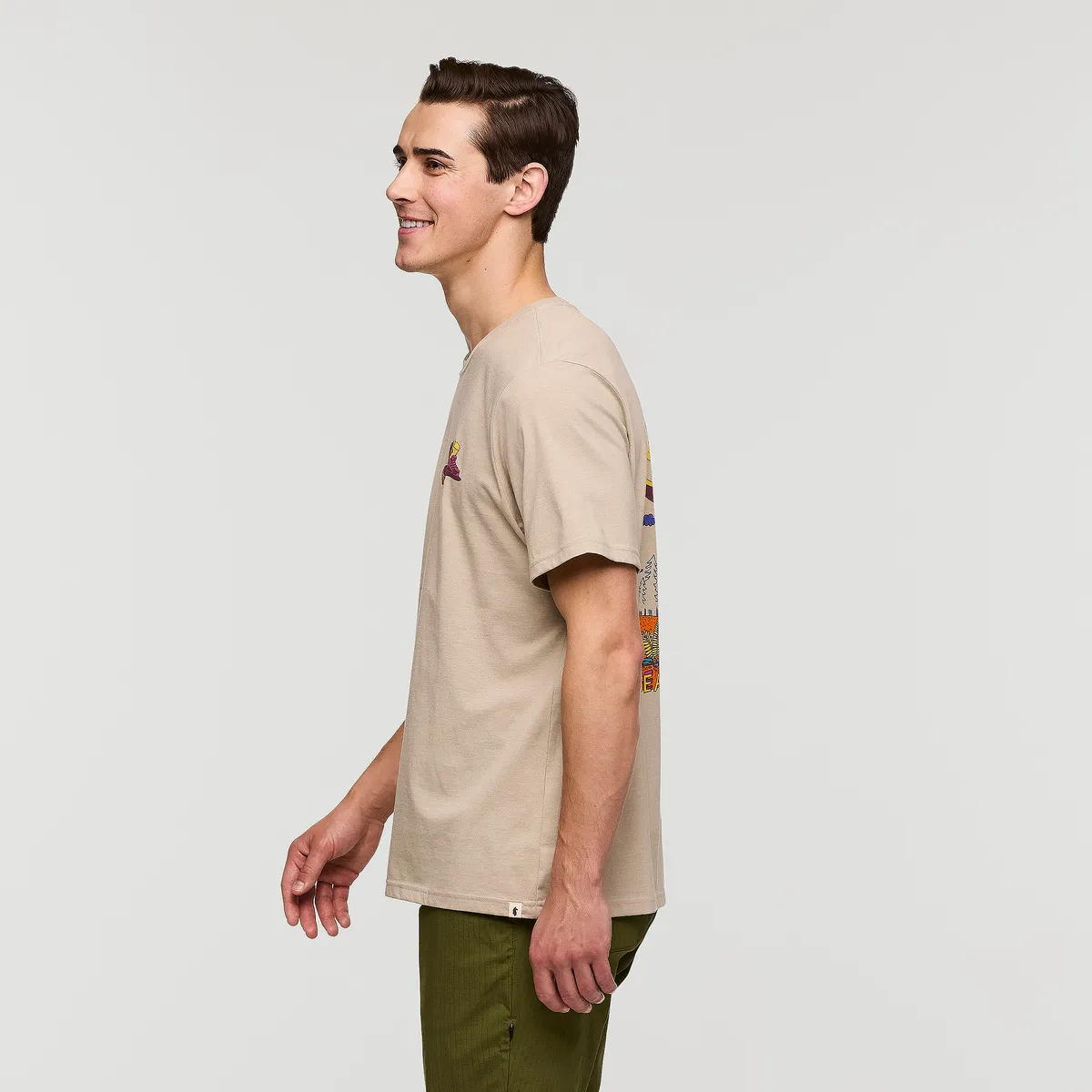 Cotopaxi On the Trail Again t-shirt homme Rusty coton bio