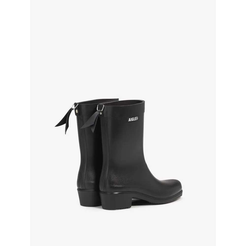 Aigle Myrica Mid botte pluie femme talon faite en France