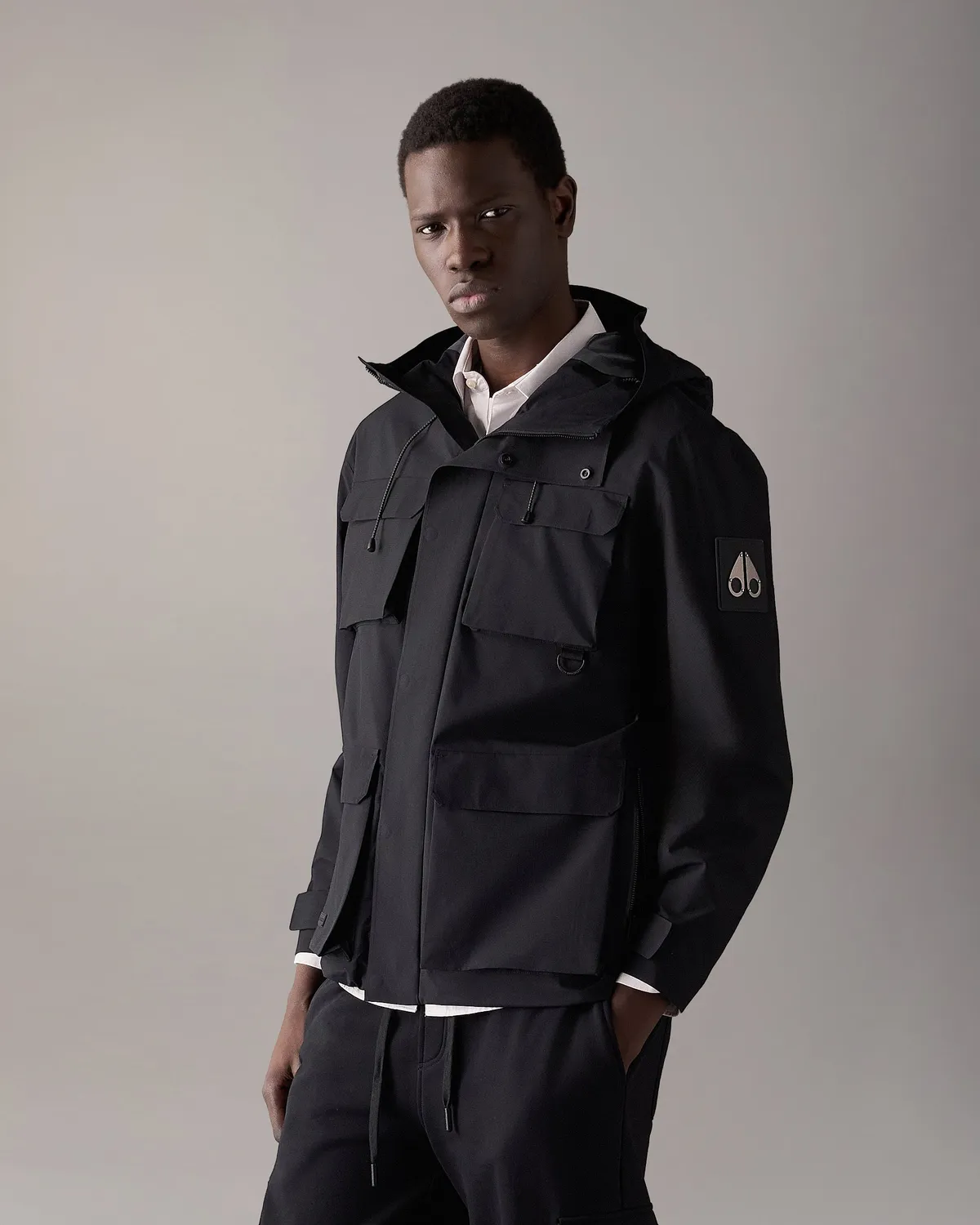 Moose Knuckles Mansfield veste de pluie noire