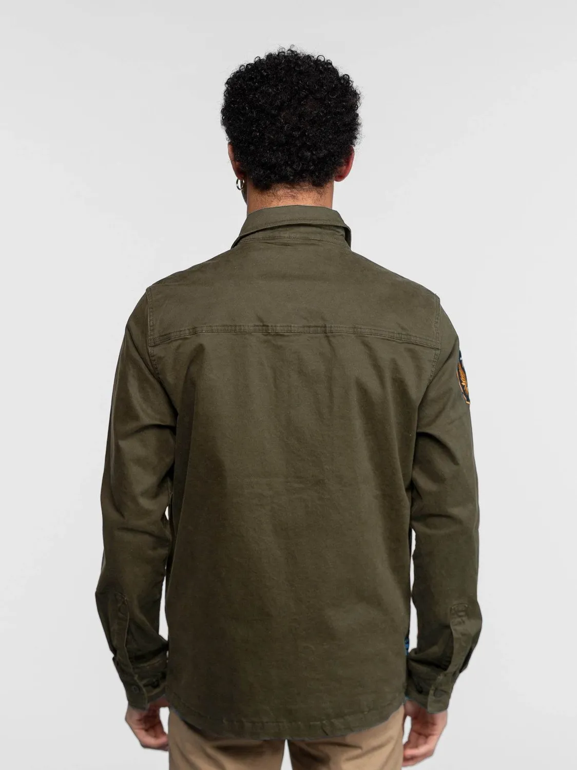 DAYTONA Comcast chemise militaire homme serge coton