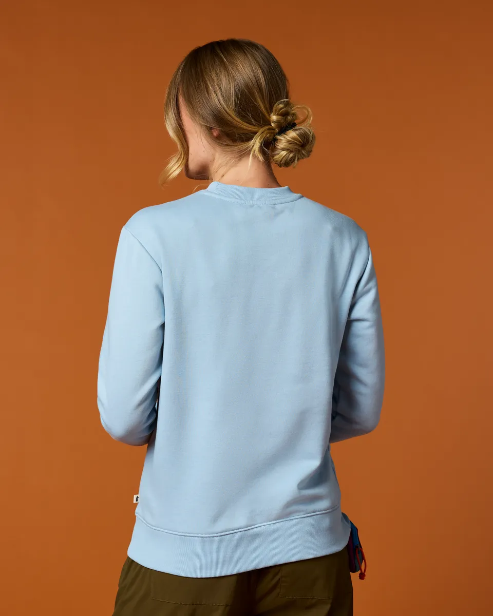 Cotopaxi Lava Llama sweat femme Azure coton bio