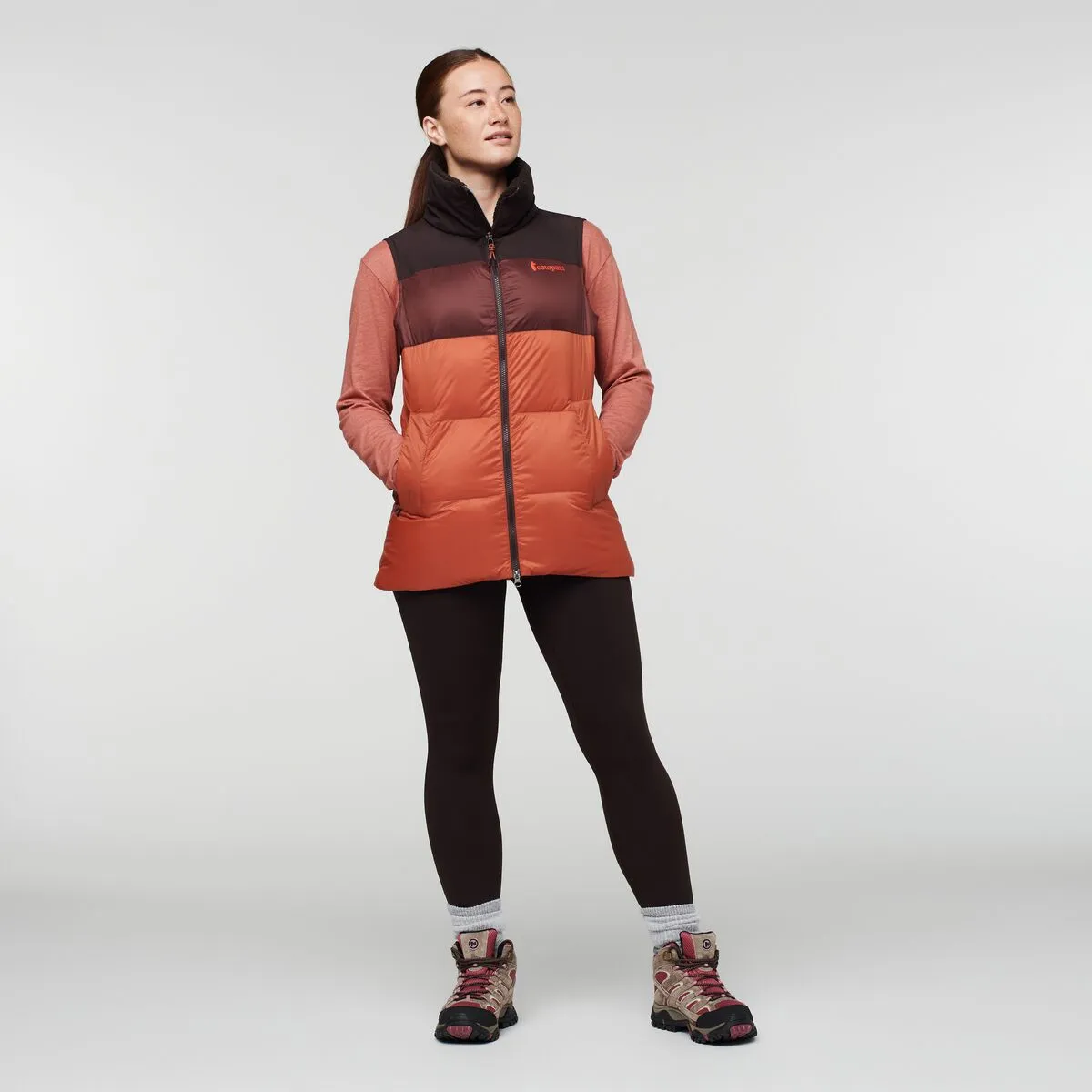 Cotopaxi Solazo Down Vest gilet femme Cavern/Spice duvet