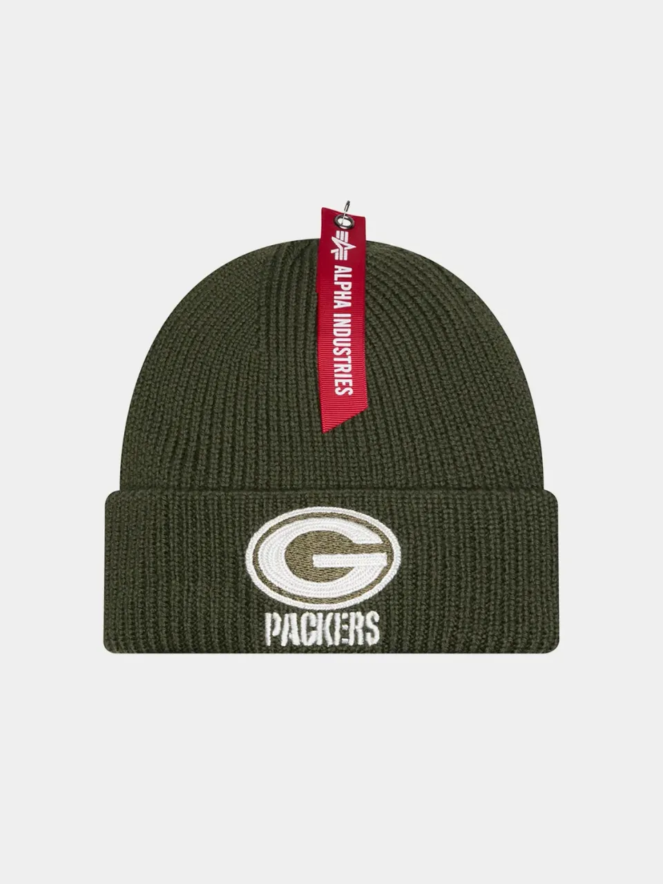 Alpha Industries x New Era bonnet Green Bay Packers laine