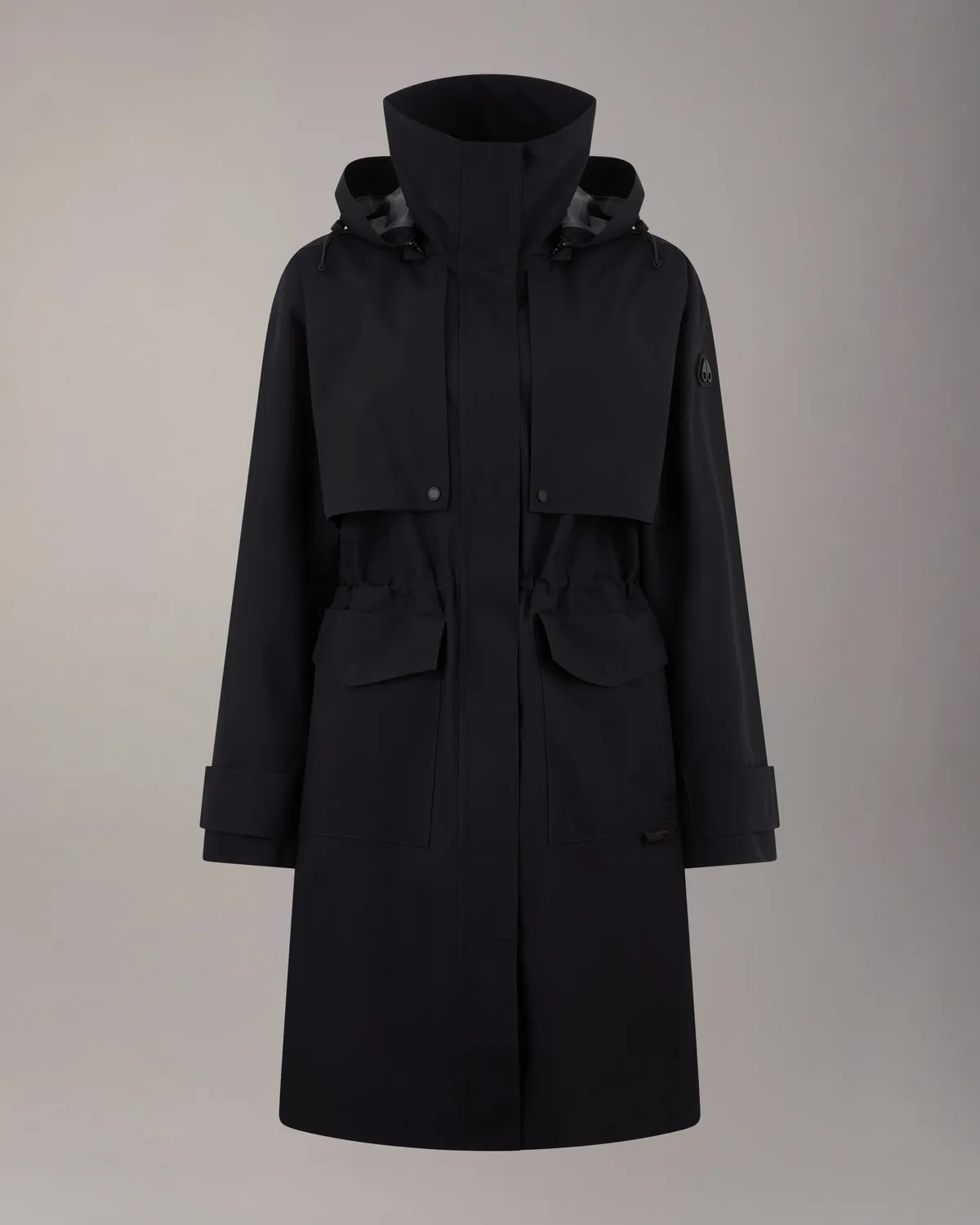 Moose Knuckles Laurier parka pluie noir femme