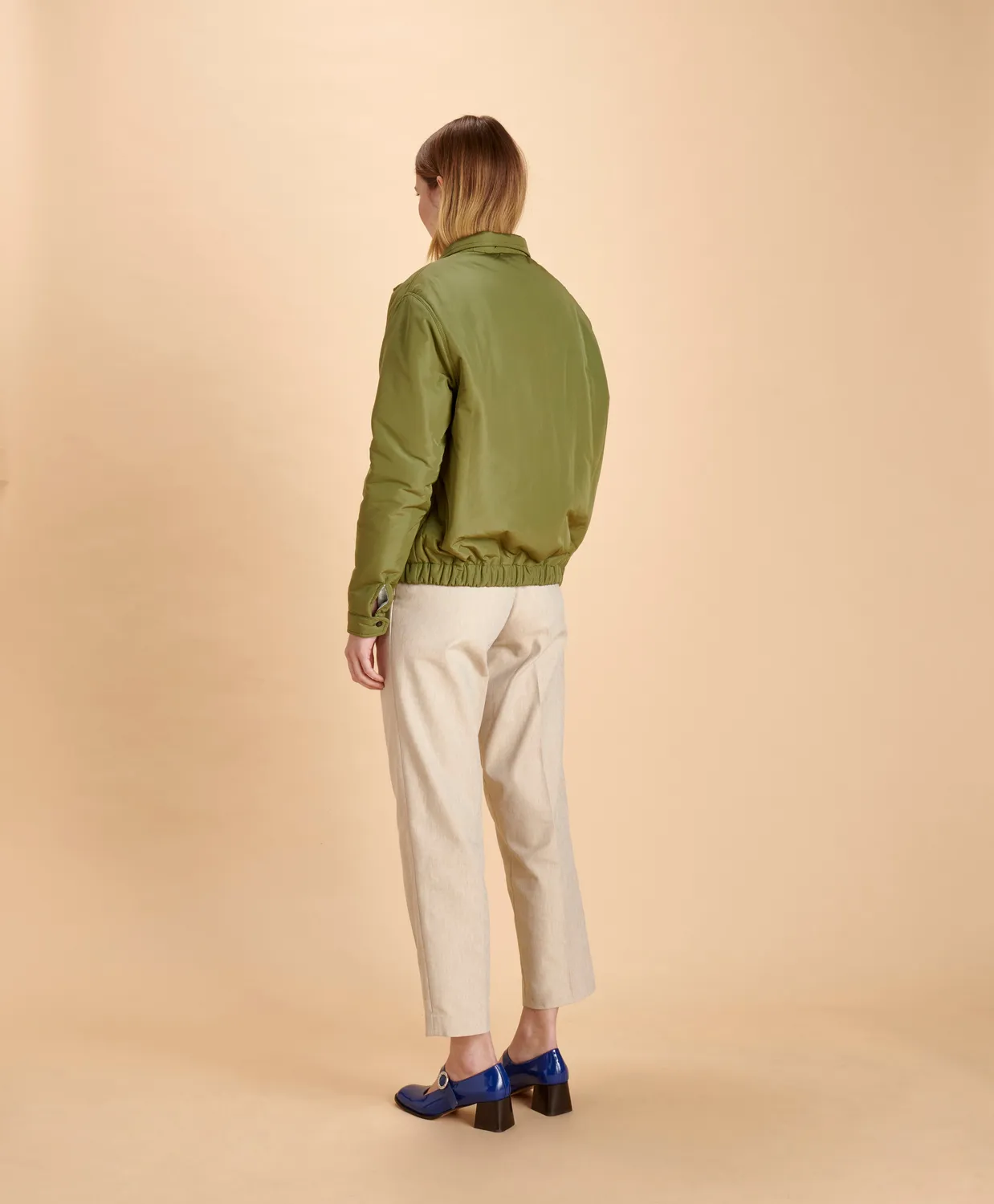 SOUBACQ Le Blouson Ginza blouson vert imperméable