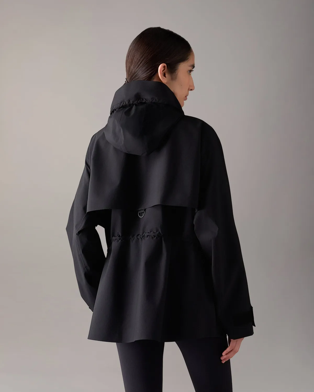 Moose Knuckles Laurier veste pluie noire étanche