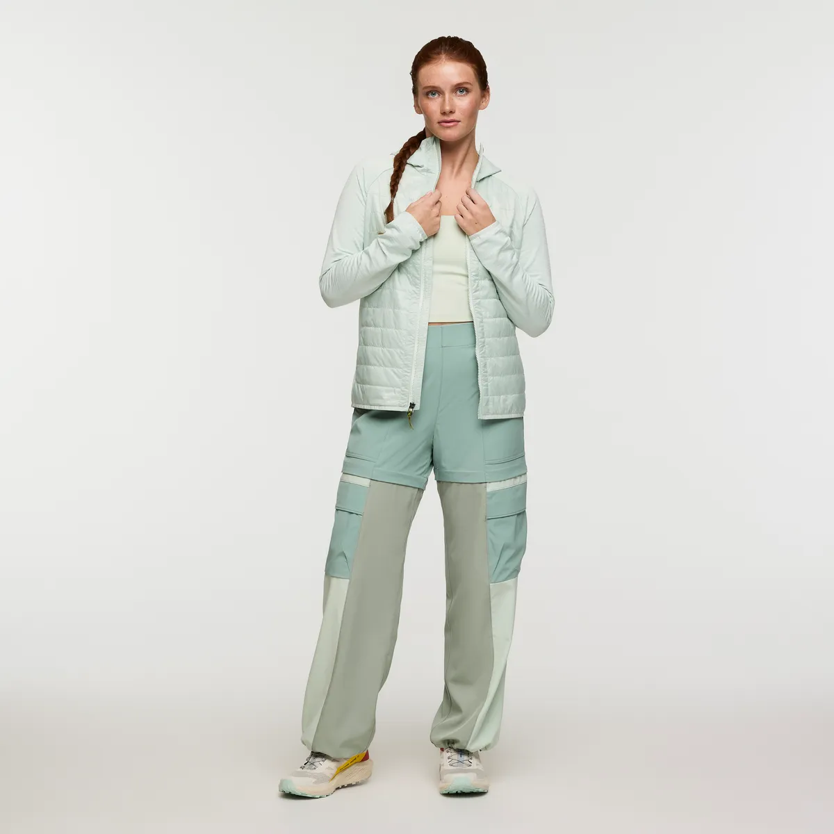 Cotopaxi Capa veste isolante femme Apricot capuche