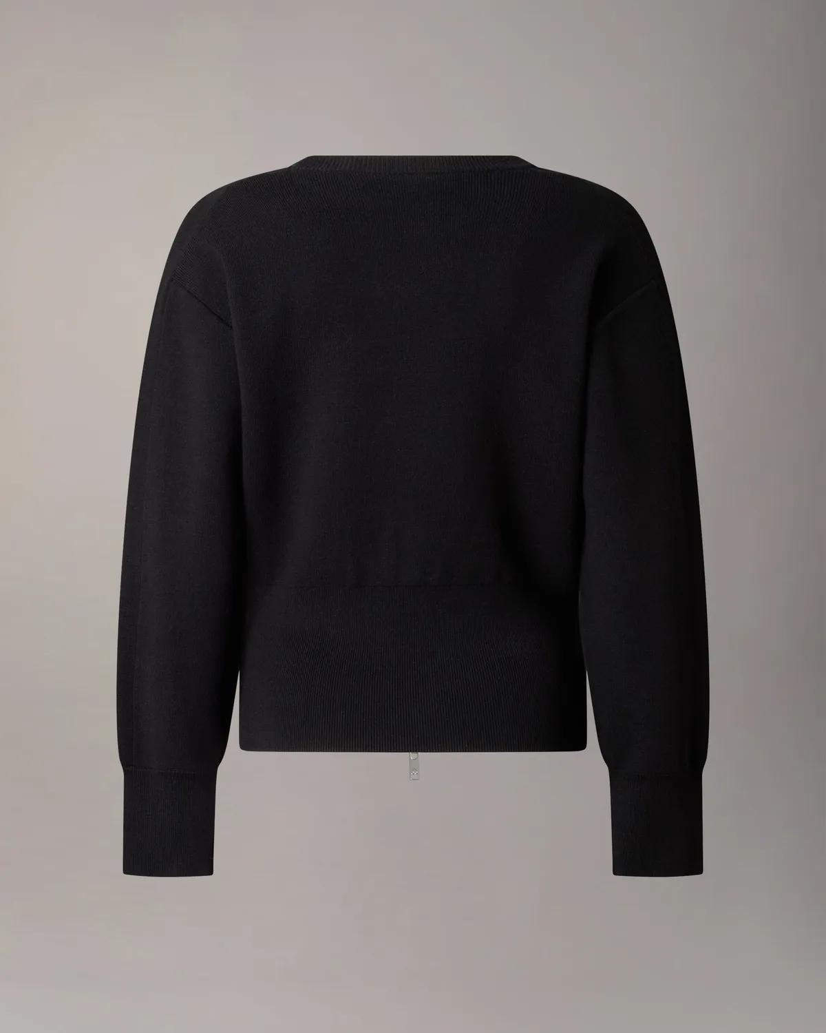 Moose Knuckles Corner Crewneck sweat noir zippé