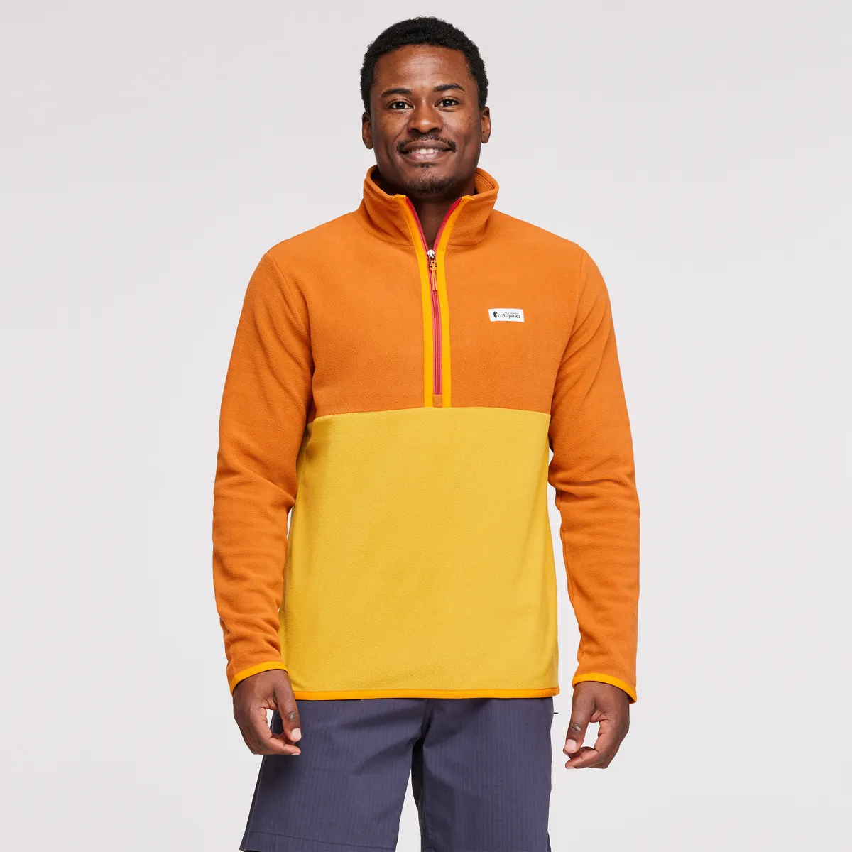 Cotopaxi Amado polaire homme Mezcal Amber demi-zip